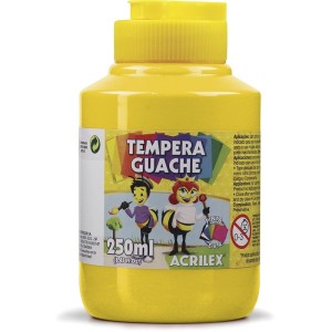 TINTA GUACHE 250ML AMARELO OURO 505 ACRILEX
