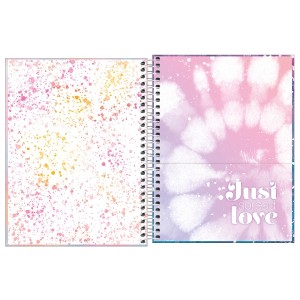 CADERNO ESPIRAL CD COLEGIAL 1 M GOOD VIBES 80 FLS TILIBRA