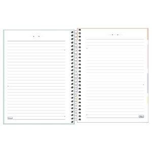 CADERNO ESPIRAL CPP COLEGIAL 10M HAPPY AMARELO 160 FLS TILIBRA