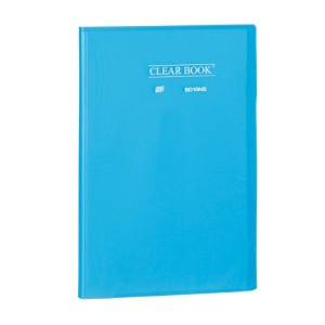 PASTA CATÁLOGO 10 ENV. OFÍCIO CLEARBOOK TRANSP. AZUL YES