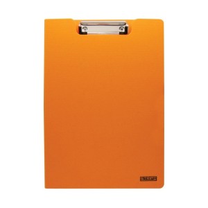 PRANCHETA COM CAPA A4 ECOSTRIPE OPACA LARANJA YES