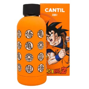 CANTIL MAX MINI EMBORRACHADO 400ML DRAGON BALL Z SIMBOLOS ZONA CRIATIVA