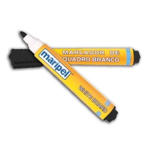 MARCADOR QUADRO BRANCO PRETO MARIPEL