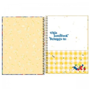 CADERNO ESPIRAL CD UNIV 1M LITTLE GARDEN 80 FLS TILIBRA