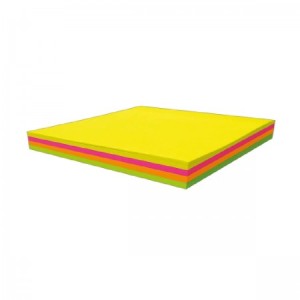 TILI NOTES 76X76MM 4 CORES NEON TILIBRA