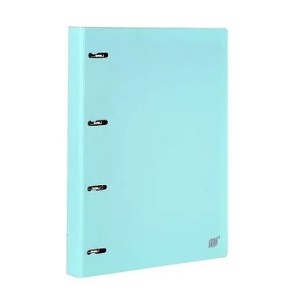 CADERNO ARGOLADO 5 DIVISÓRIAS AZUL PASTEL 96 FLS YES