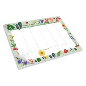 BLOCO SEMANAL LOVE GARDEN FINA IDEIA