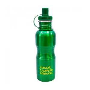 GARRAFA INOX BICO PALMEIRAS MAIOR CAMPEÃO 750ML MILENO