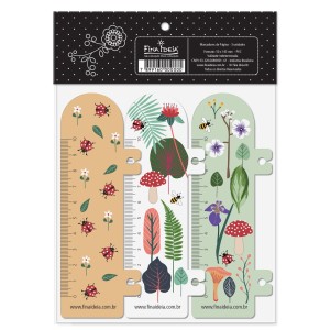 MARCADORES DE PÁGINAS LOVE GARDEN FINA IDEIA