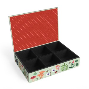 PORTA-JOIAS LOVE GARDEN M 19CM X 14CM FINA IDEIA