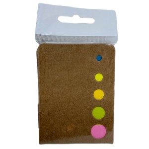 BLOCO ADESIVO ANOTAÇÃO 5 CORES 100FLS