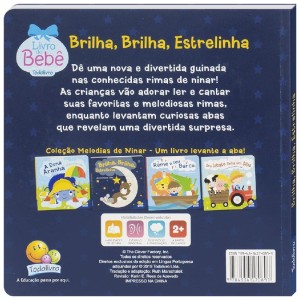 MELODIAS DE NINAR - UM LIVRO LEVANTE A ABA! BRILHA.BRILHA,ESTRELINHA TODOLIVRO