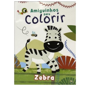 AMIGUINHOS PARA COLORIR ZEBRA TODOLIVRO