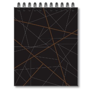 BLOCO OFFICE QUADRADO GEOMÉTRICA LARANJA FINA IDEIA