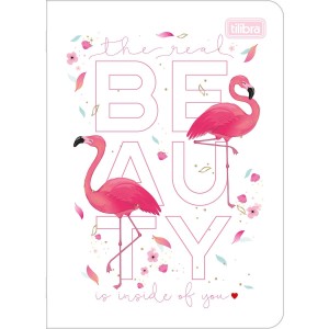 CADERNETA GRAMPEADA FLEXÍVEL ALOHA 32 FOLHAS TILIBRA