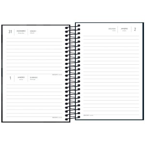 AGENDA ESPIRAL DIARIA ZIP M5 TILIBRA
