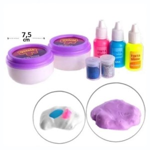 SLIME GELELÉ TIE DYE SUPER 3 CORES DOCE BRINQUEDO