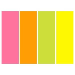 BLOCO ADESIVO COLORIDO 25X76MM 4 BLOCO 100FLS