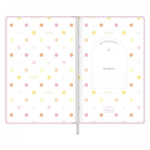 CADERNO PONTILHADO COST CD FITTO HAPPY 90G 80 FLS G TILIBRA