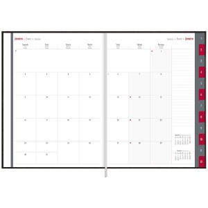 PLANNER EXECUTIVO COSTURADO CAMBRIDGE EXTRA TILIBRA