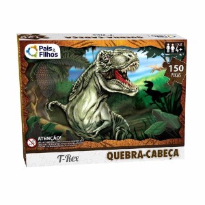 QUEBRA-CABEÇA T-REX 150 PEÇAS PAIS & FILHOS
