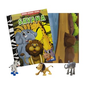 BRINCAR-APRENDER-COLORIR II: SAVANA