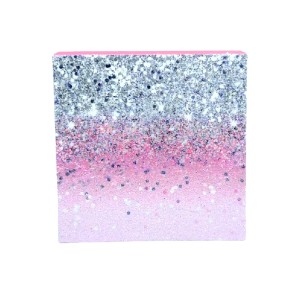 MINI BLOCO DE ANOTAÇÃO ESTAMPADO GLITTER 68 FOLHAS