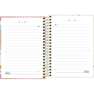 CADERNETA ESPIRAL CD 1/8 MINNIE 80 FLS TILIBRA