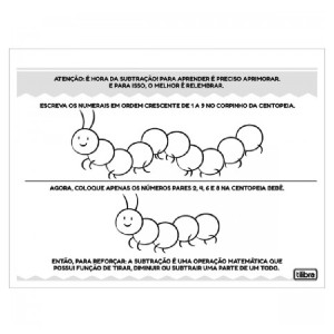 CADERNO DE MATEMÁTICA SUBTRAÇÃO ACADEMIE 32FLS TILIBRA