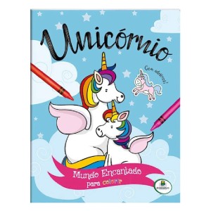 MUNDO ENCANTADO PARA COLORIR UNICÓRNIO TODOLIVRO