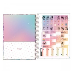 CADERNO ESPIRAL CD UNIV 1M PRINCESA 80 FLS TILIBRA