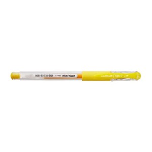 CANETA GEL SIGNO DX 0,38 AMARELO MITSUBISHI UNI-BALL