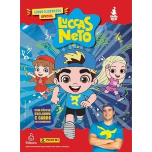 ALBUM DE FIGURINHAS ILUSTRADO LUCCAS NETO + 40 FIGURINHAS + 10 CARDS - EDIOURO