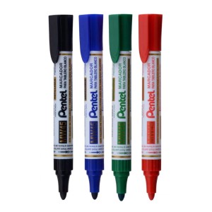 MARCADOR PARA QUADRO BRANCO MW45 C/4CORES PENTEL