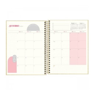 PLANNER ESPIRAL CAMBRIDGE SHINE 90G M7 TILIBRA