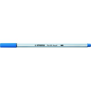 CANETA BRUSH PEN 68 AZUL 568/41 STABILO