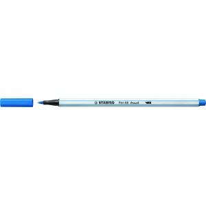 CANETA BRUSH PEN 68 AZUL 568/41 STABILO