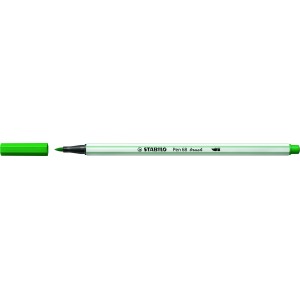 CANETA BRUSH PEN 68 VERDE OLIVA 568/36 STABILO