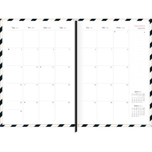 PLANNER BROCHURA COSTURADO WEST VILLAGE M5 TILIBRA