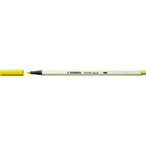 CANETA BRUSH PEN 68 AMARELO 568/44 STABILO