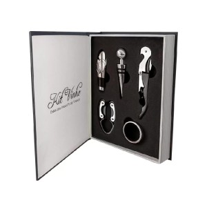 KIT PARA UM AMANTES DE VINHO 5 PEÇAS