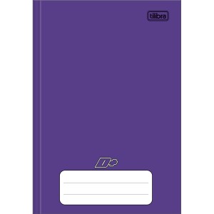 CADERNO BROCHURA CD 1/4 ROXO 96 FLS D+ TILIBRA
