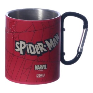 CANECA MOSQUETÃO 300ML SPIDER MAN ZONACRIATIVA