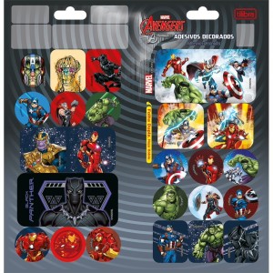 ADESIVO DECORADO DUPLO AVENGERS TILIBRA