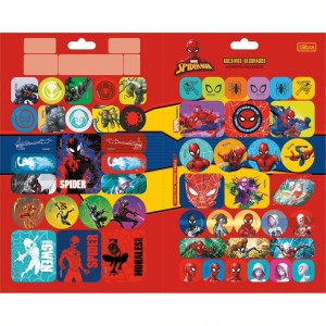 ADESIVO DECORADO DUPLO METALIZADO SPIDER-MAN TILIBRA