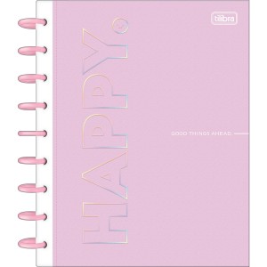CADERNO TILIDISCO CD COLEGIAL 10M HAPPY 160 FLS TILIBRA