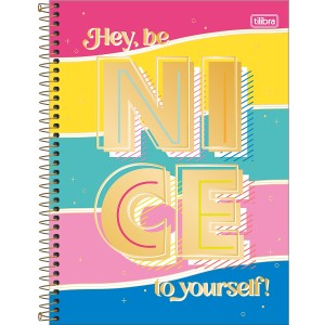 CADERNO ESPIRAL CD UNIV BE NICE 10M 160 FLS TILIBRA