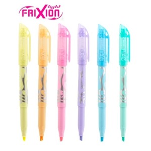 KIT CANETA MARCA TEXTO FRIXION LIGHT PASTEL 6 CORES PILOT