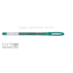 CANETA SIGNO NOBLE METAL VERDE  UNIBALL MITSUBISHI