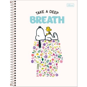 CADERNO ESPIRAL  UNIV CD 160FLS 10M SNOOPY TILIBRA